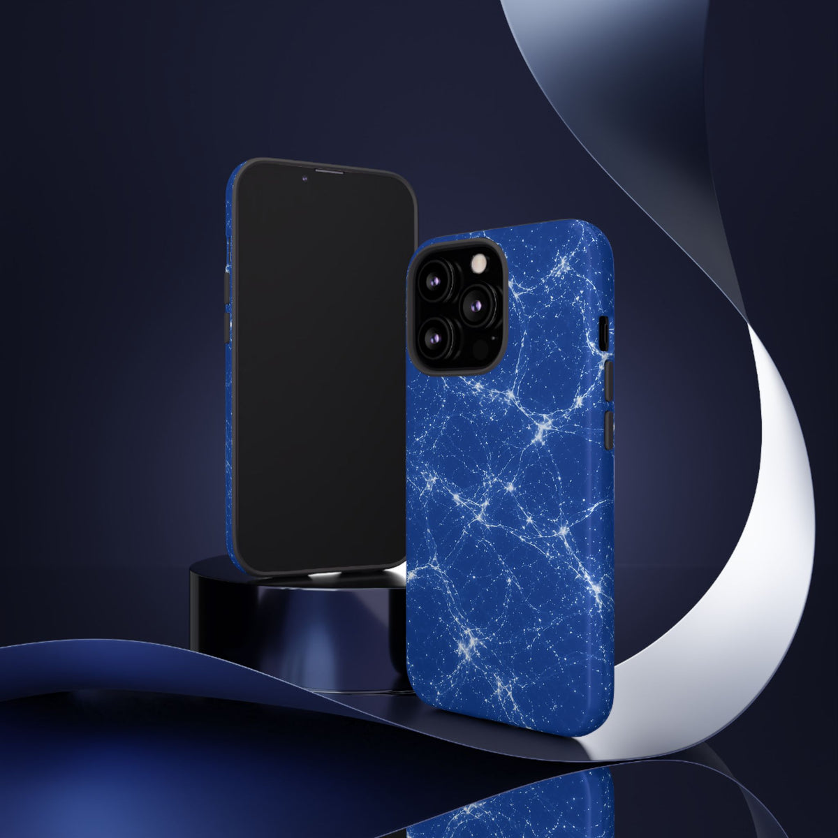 Neon Mycelium - Blueprint Phone Case