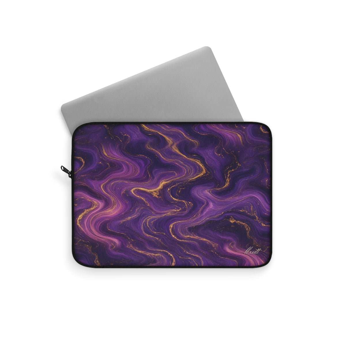 Royal Purple Marble Laptop Sleeve