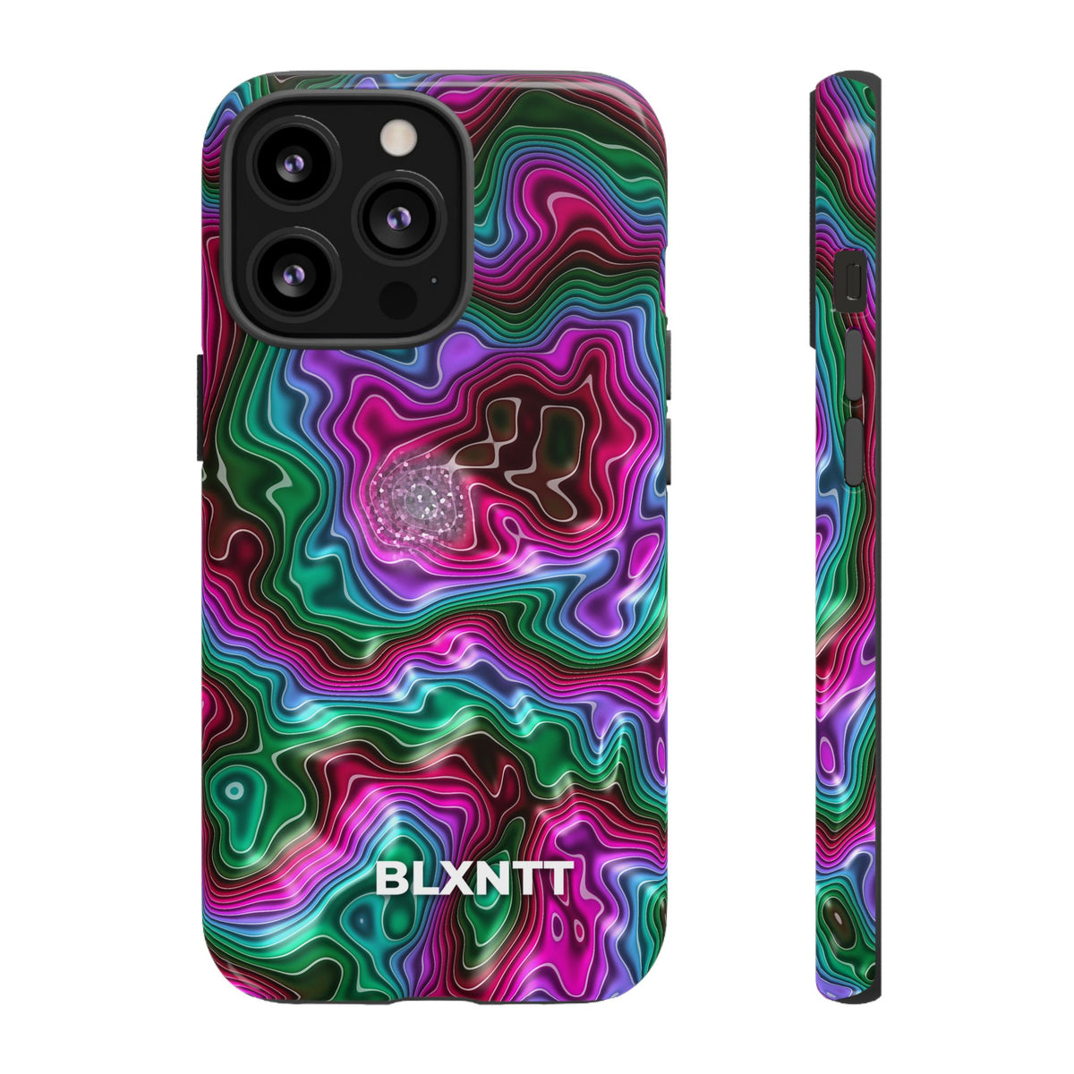 Neon Agate Phone Case
