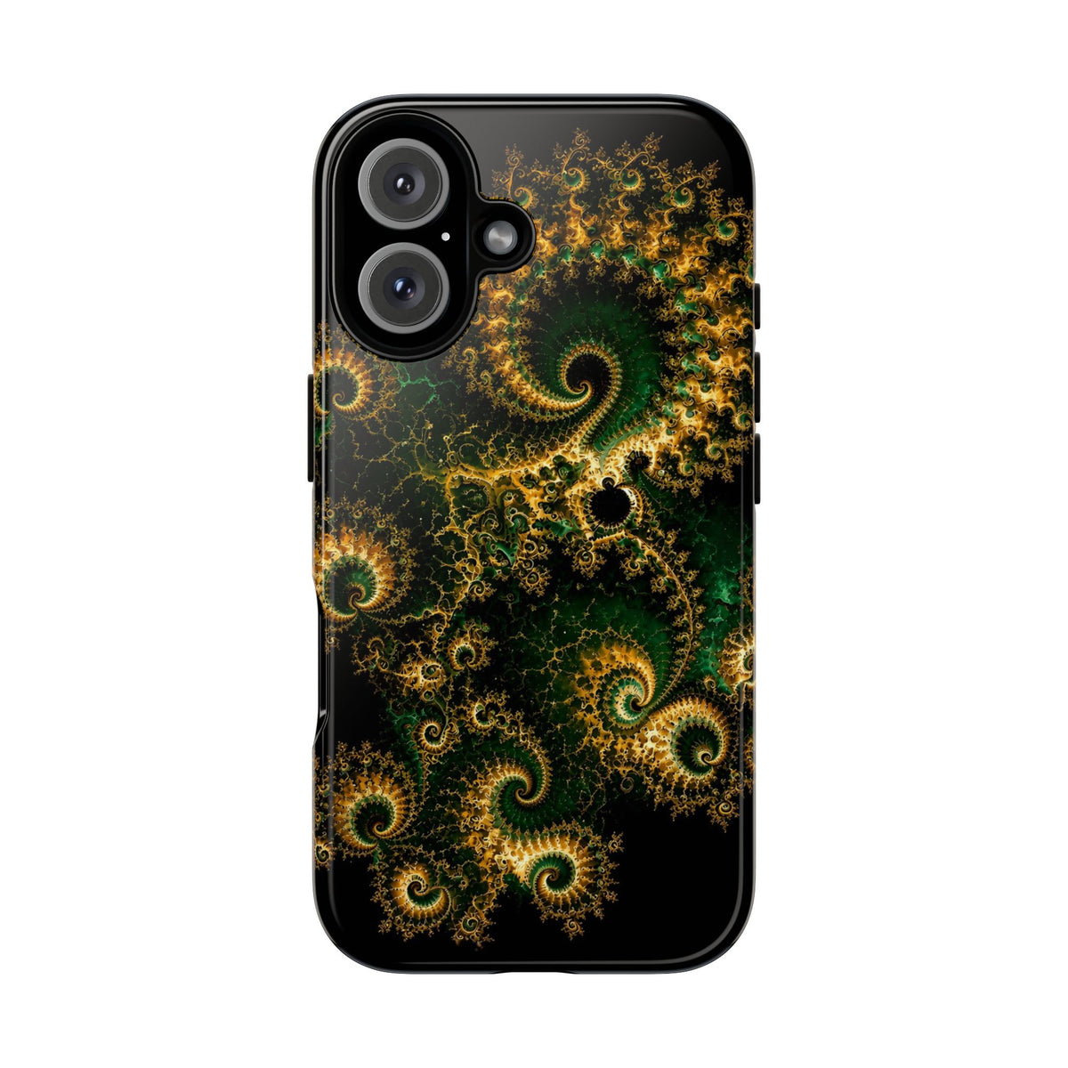 Copper Infinity - Emerald & Gold Phone Case