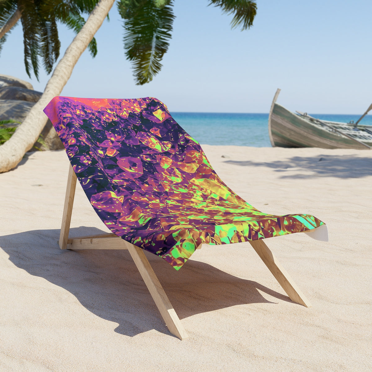 Geode Core - Holographic Beach Towel