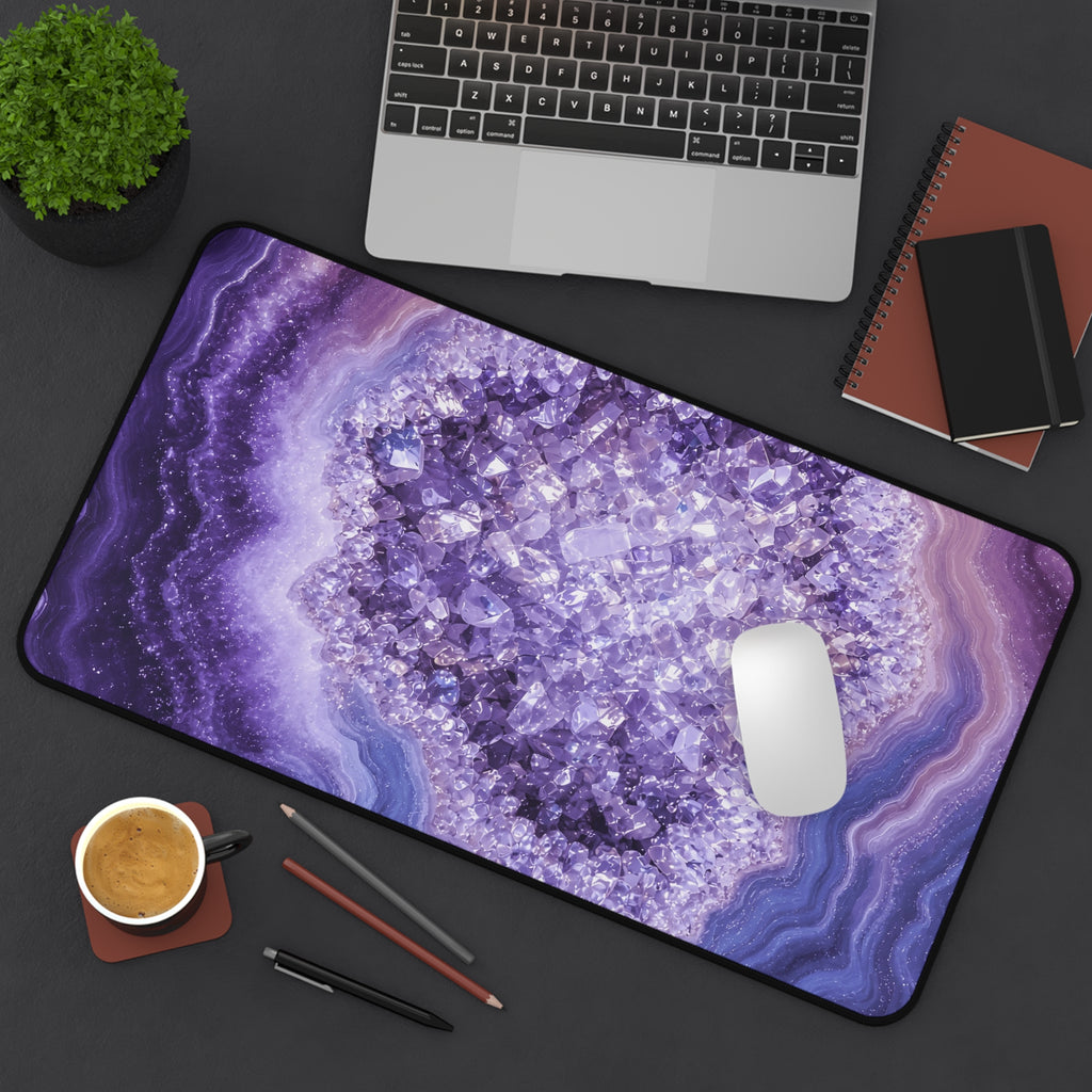 Geode Core - Lilac Dream Desk Mat