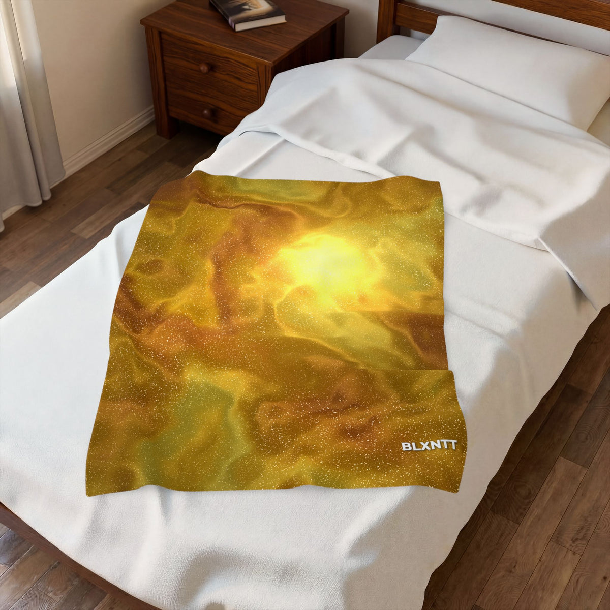 Yellow Rainbow Dream Blanket