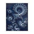 Copper Infinity - Ice Blue & Silver Jigsaw Puzzle