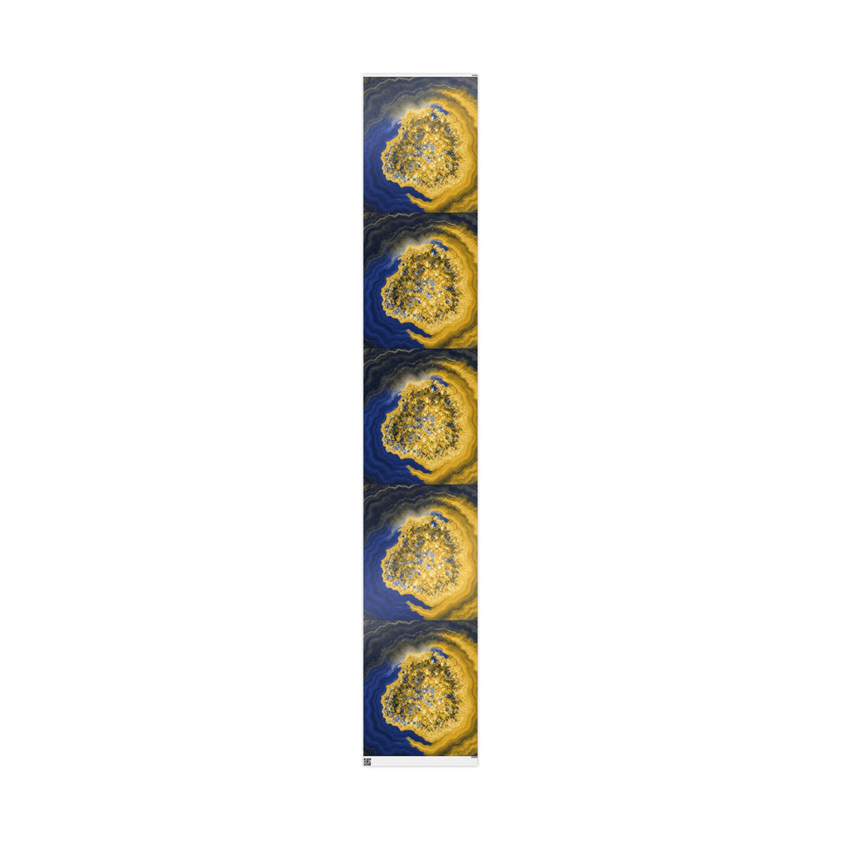 Geode Core - Mustard Navy Wrapping Paper