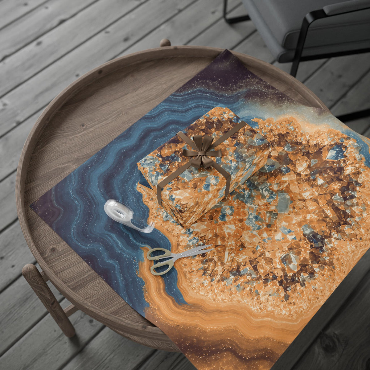 Geode Core - Desert Mirage Wrapping Paper