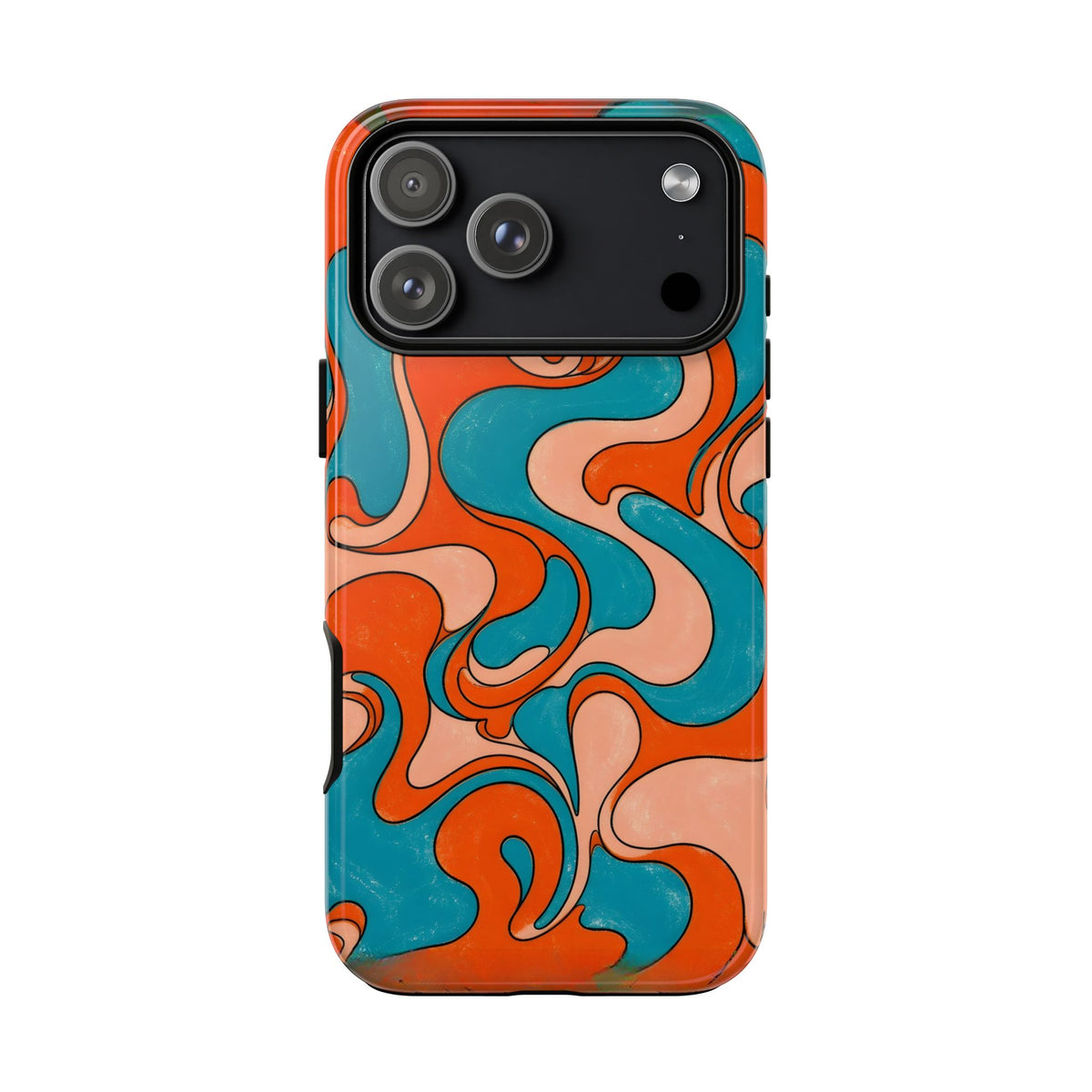 Fillmore Flow - Blood Orange & Teal Phone Case