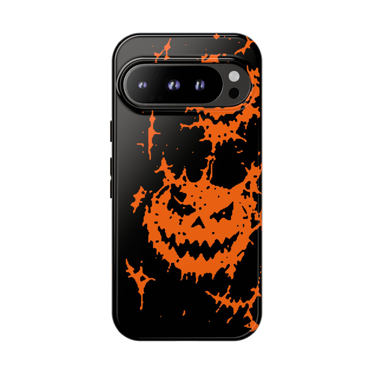 Orange Spiderweb Pumpkin Phone Case