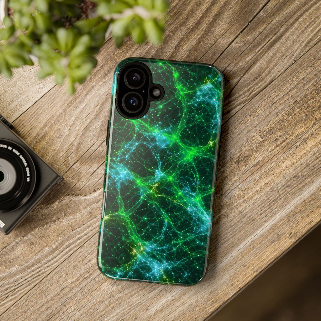 Neon Mycelium - Mermaid Phone Case