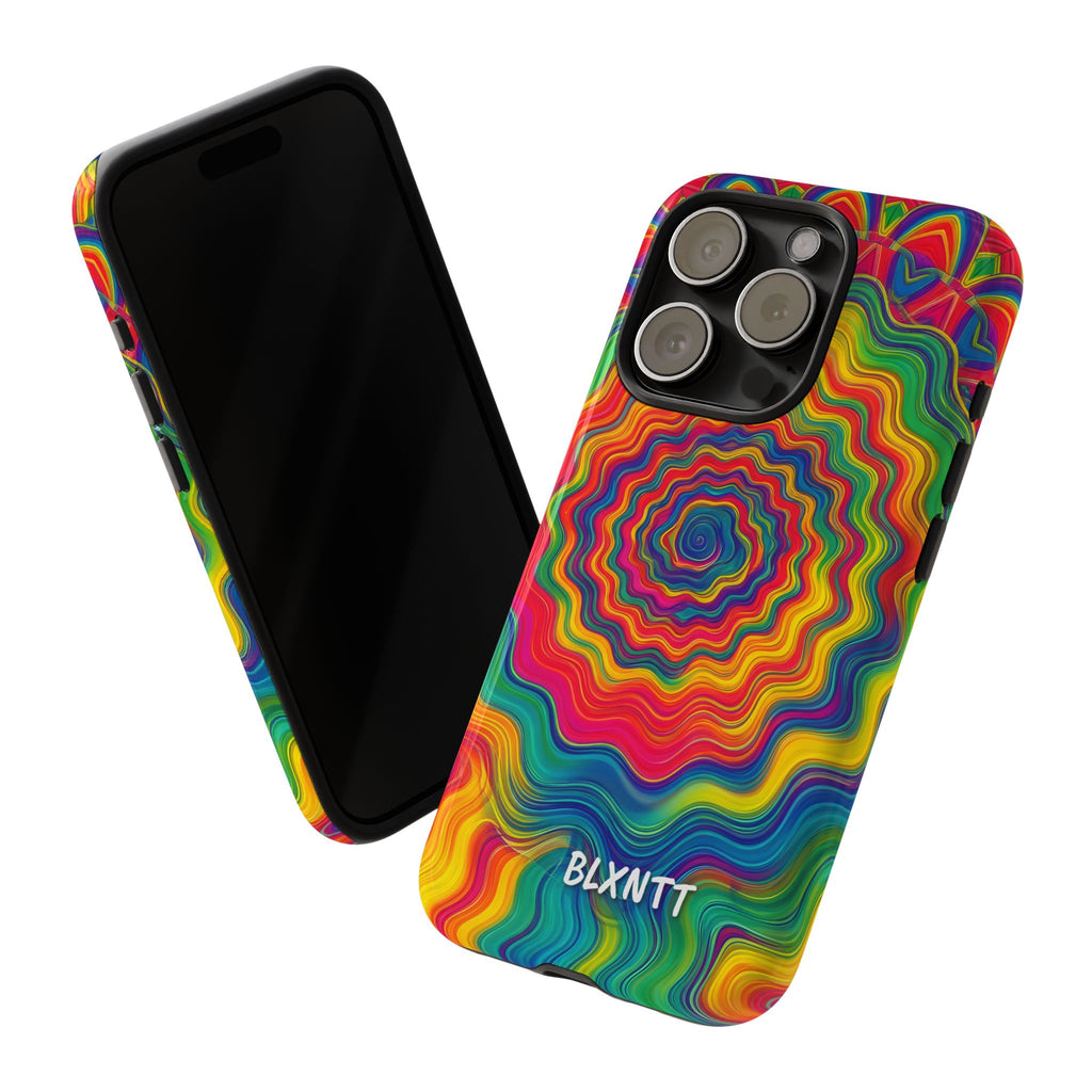 Hypnotic Rainbow Ripple Phone Case