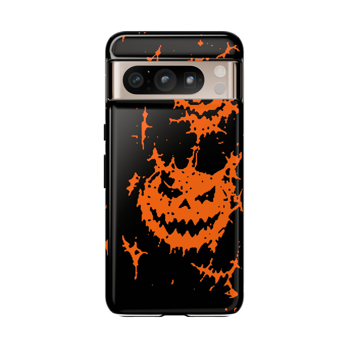 Orange Spiderweb Pumpkin Phone Case