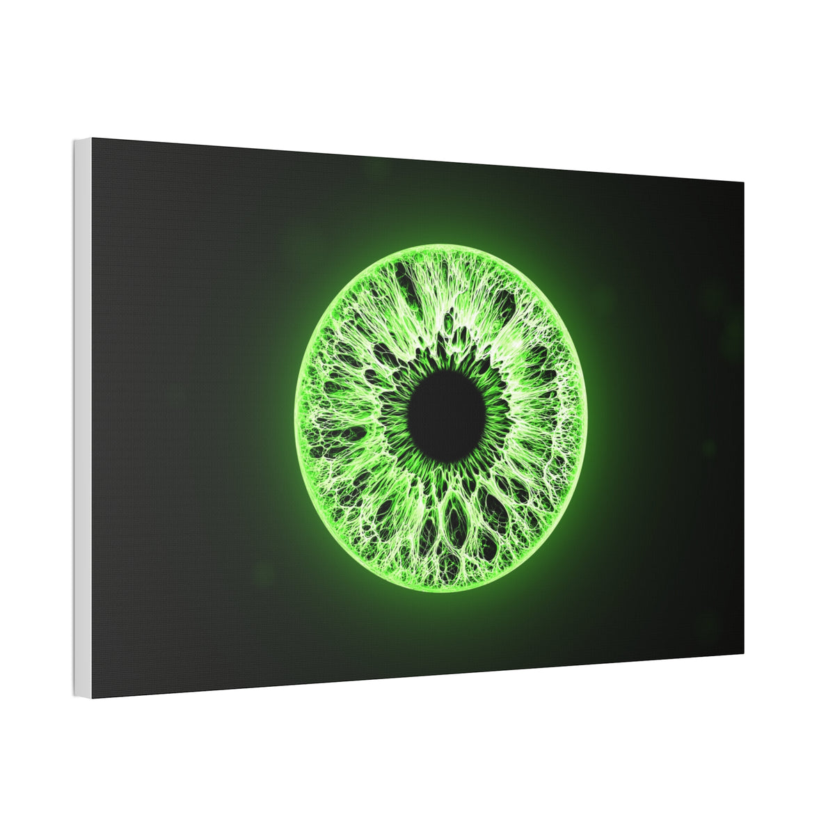 BLXNTT Iris – Lace Web Lime Shock Glossy Canvas