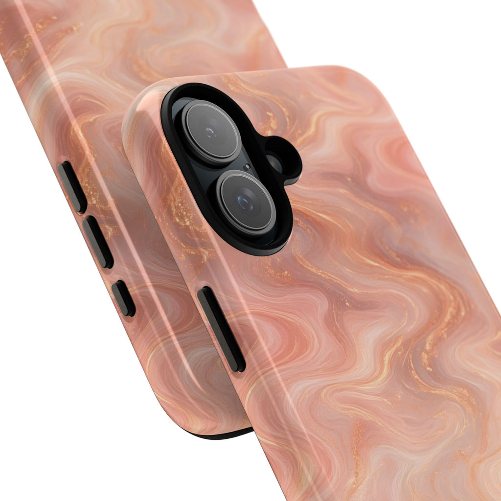 Rose Gold Marble Phone Case