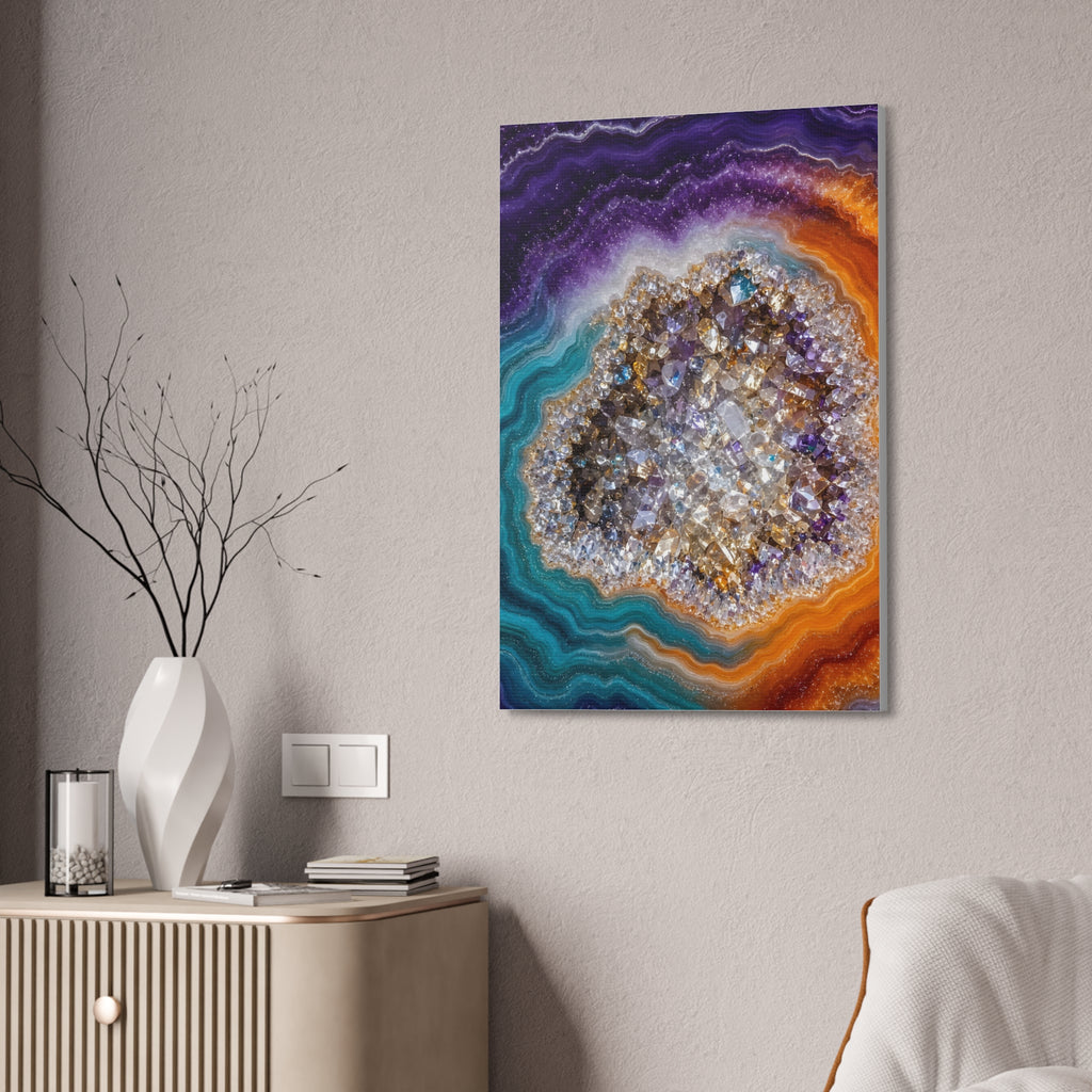 Geode Core - Original Core Glossy Canvas
