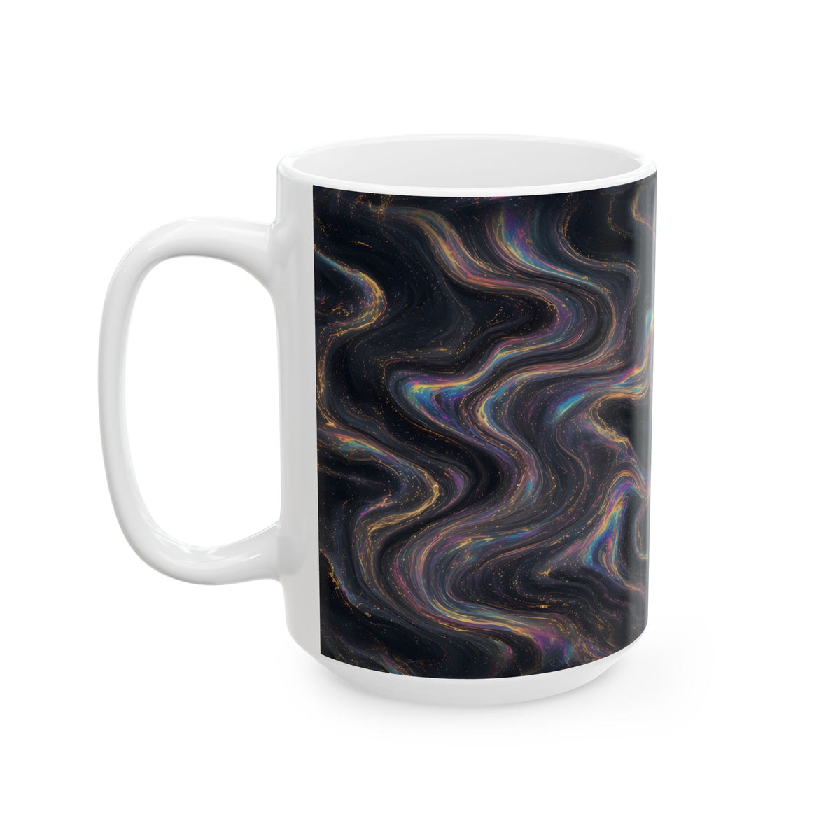 Galaxy Iridescent Marble Mug