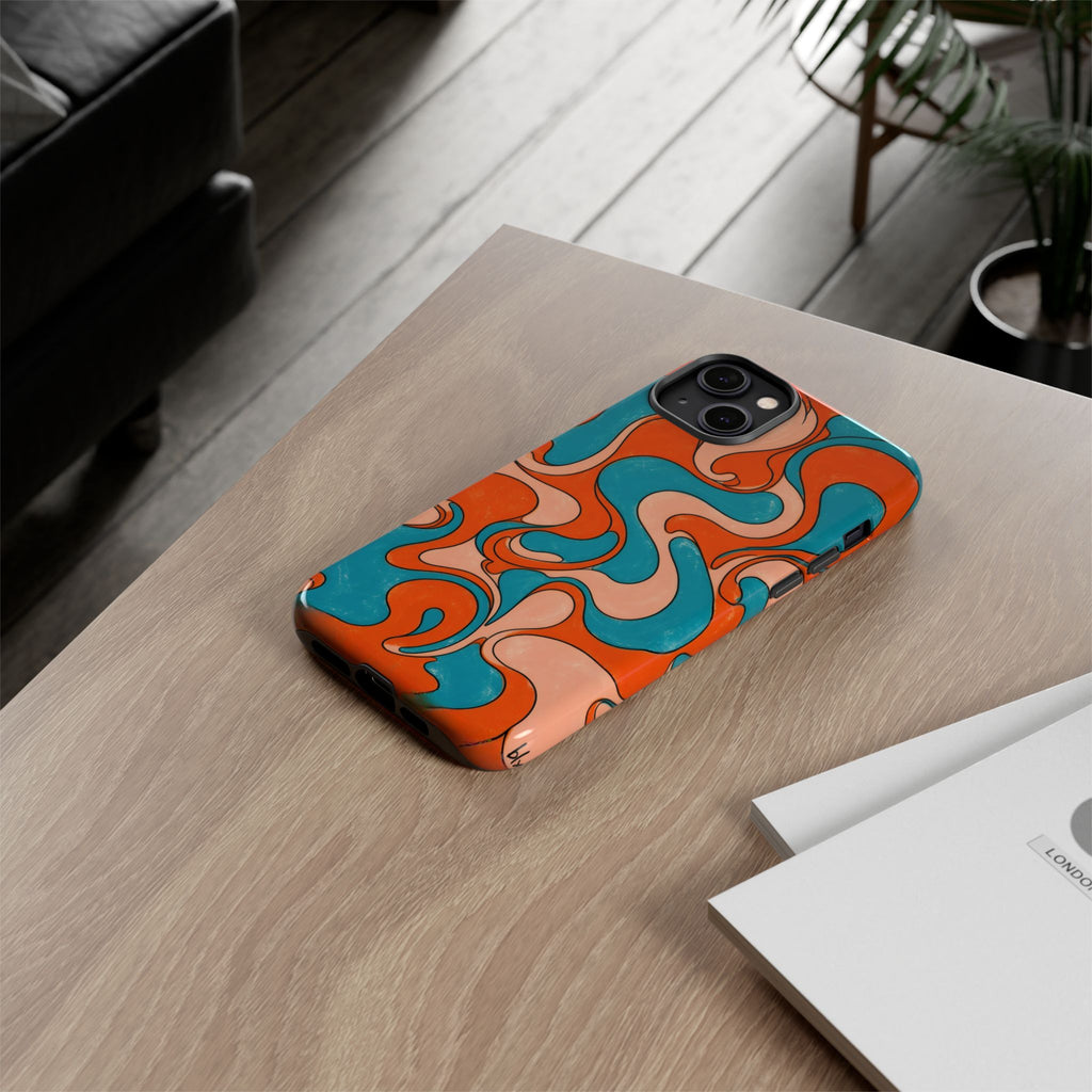 Fillmore Flow - Blood Orange & Teal Phone Case