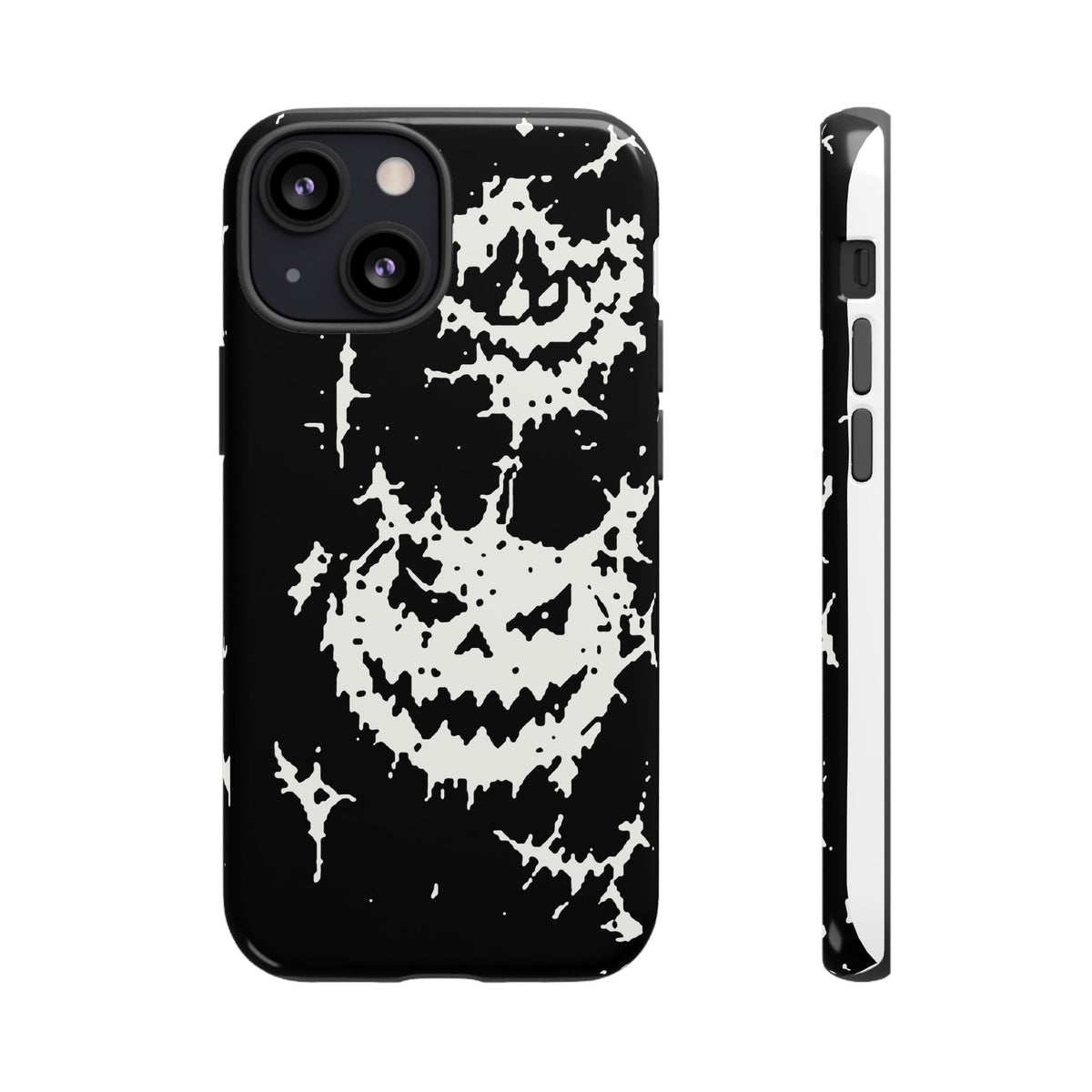 White Spiderweb Pumpkin Phone Case
