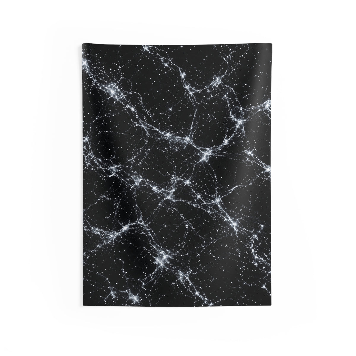 Neon Mycelium - Silver Ghost Tapestry