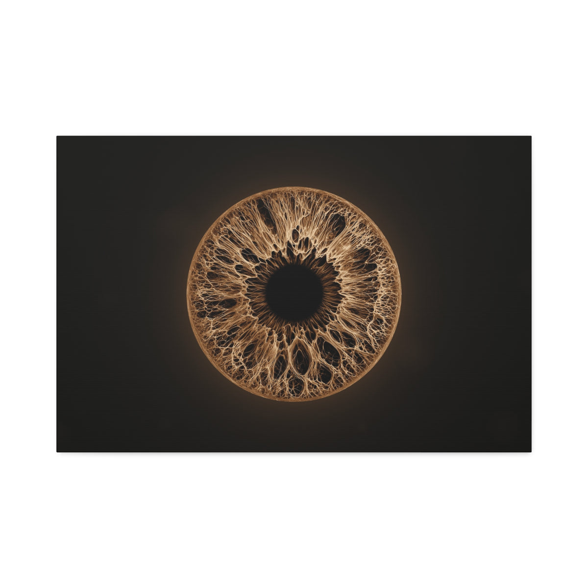 BLXNTT Iris – Lace Web Light Brown Glossy Canvas