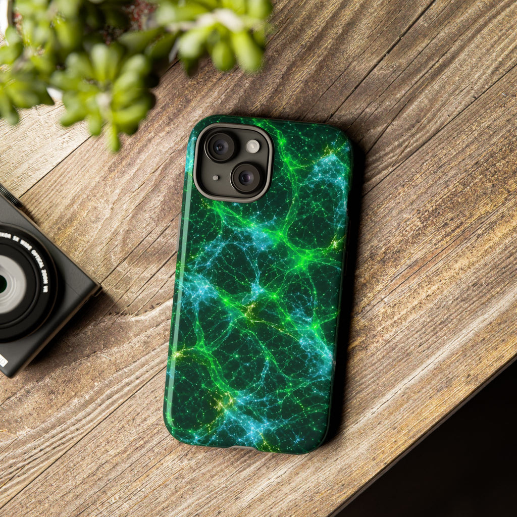Neon Mycelium - Mermaid Phone Case