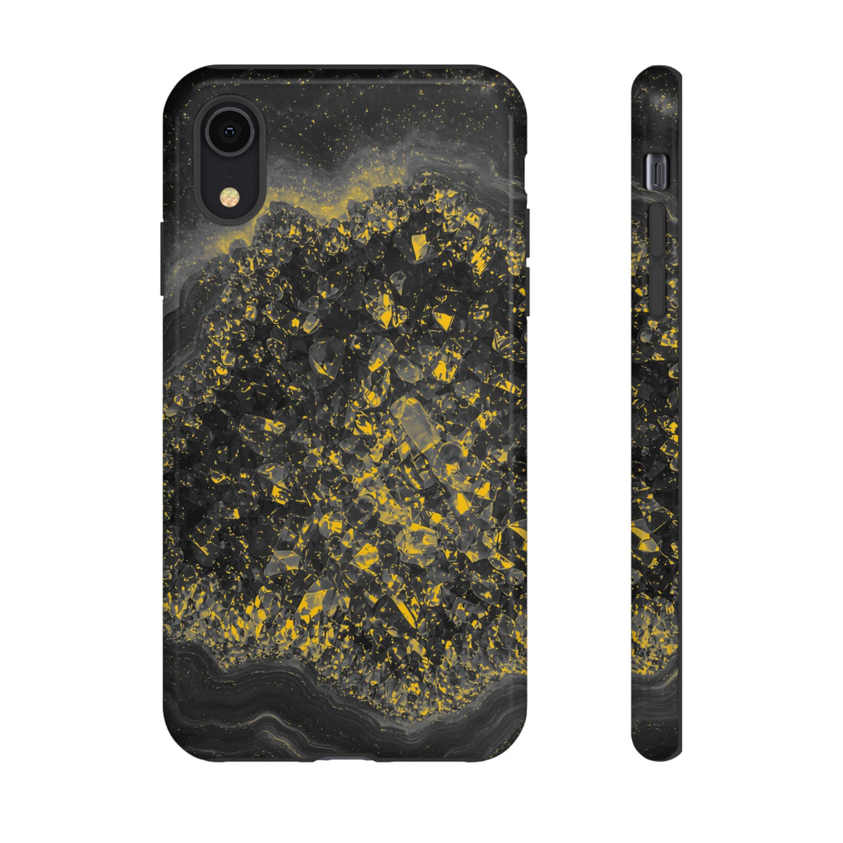 Geode Core - Mono Gold Spark Phone Case