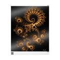 Copper Infinity - Gold on Black Wrapping Paper