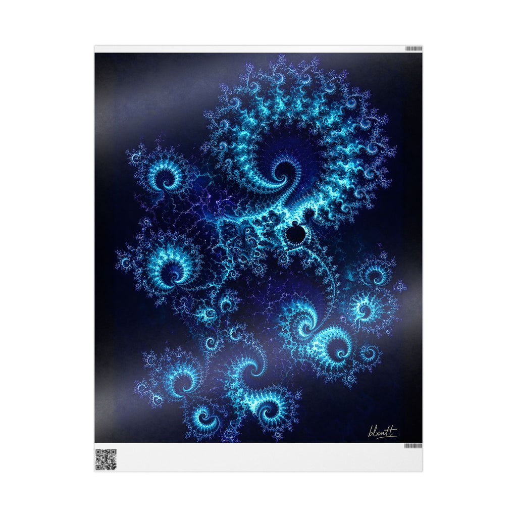 Copper Infinity - Deep Ocean Wrapping Paper