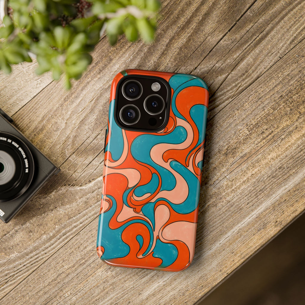 Fillmore Flow - Blood Orange & Teal Phone Case