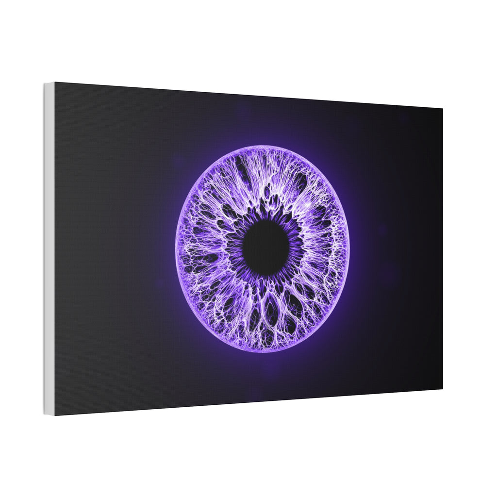 BLXNTT Iris – Lace Web Ultraviolet Glossy Canvas