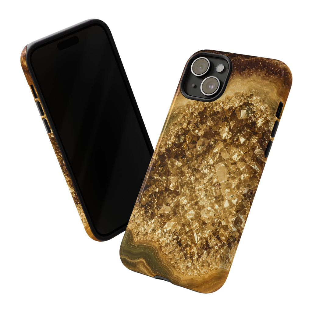 Geode Core - Gold Vein Phone Case