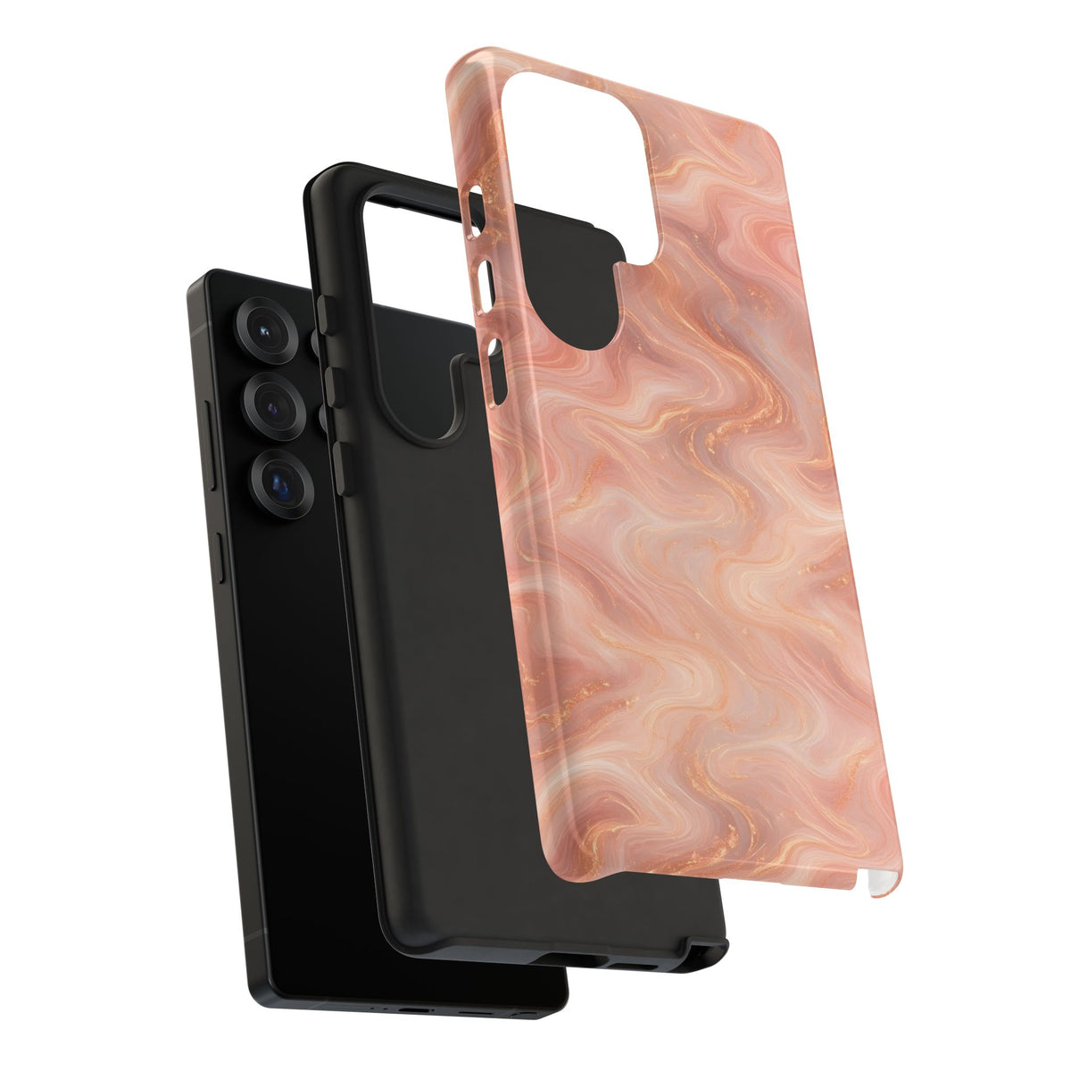 Rose Gold Marble Phone Case