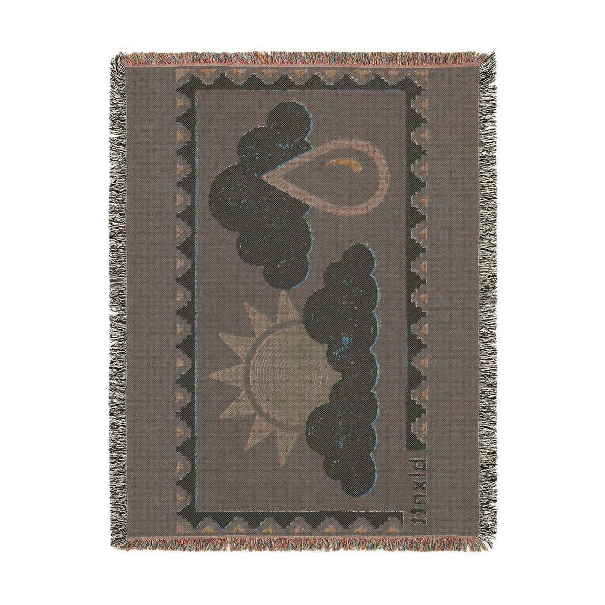 BLXNTT Blue Hippie Woven Blanket #3