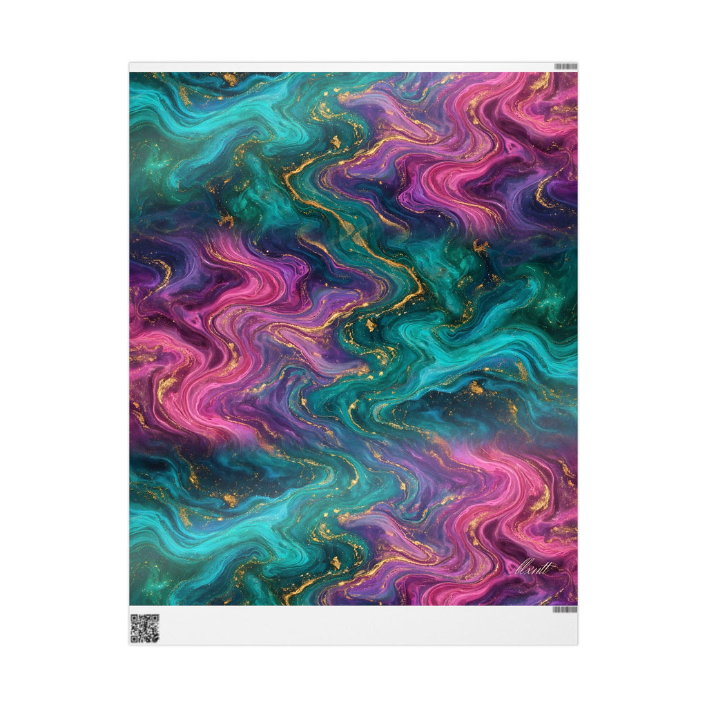 Aurora Marble Wrapping Paper