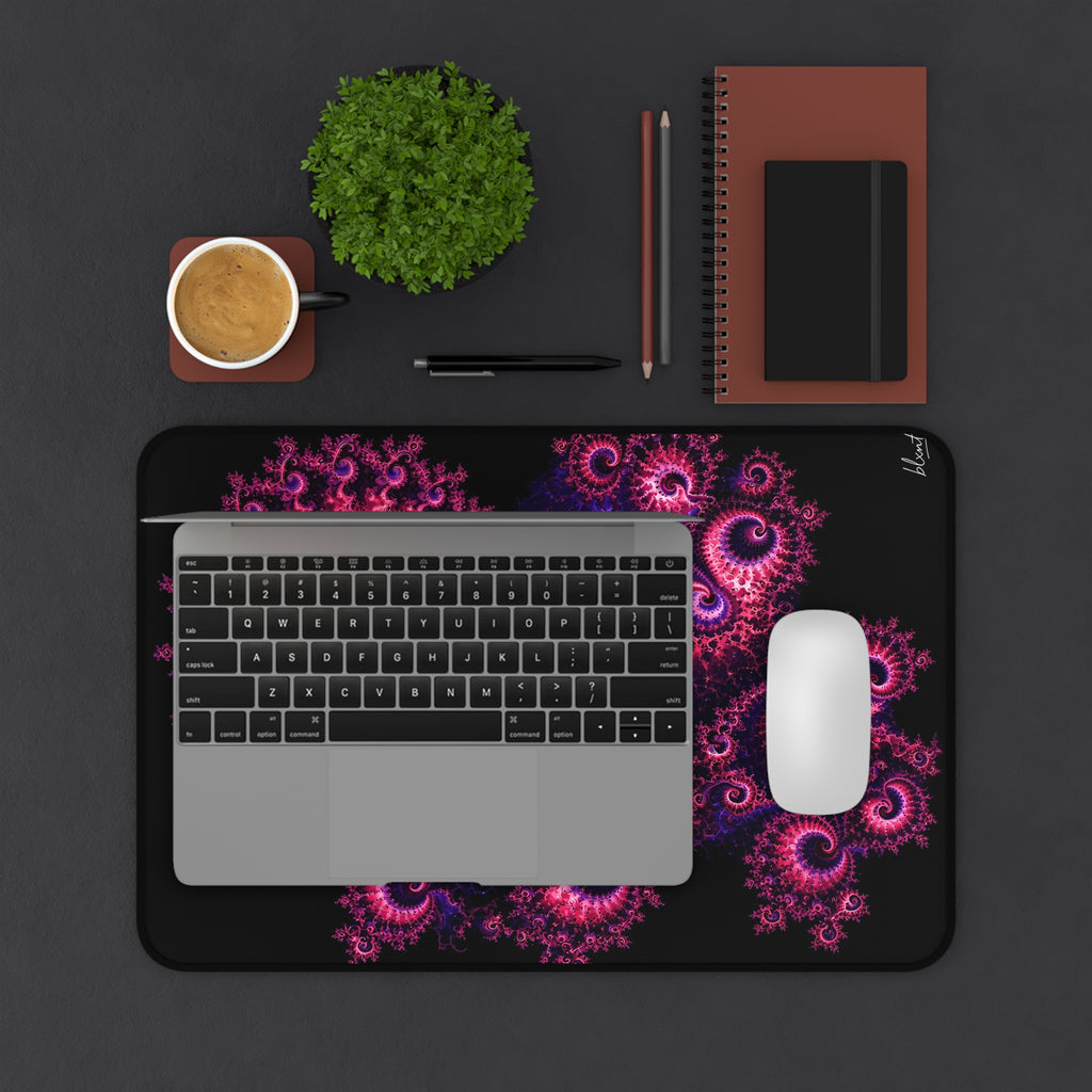 Copper Infinity - Hot Pink & Violet Desk Mat