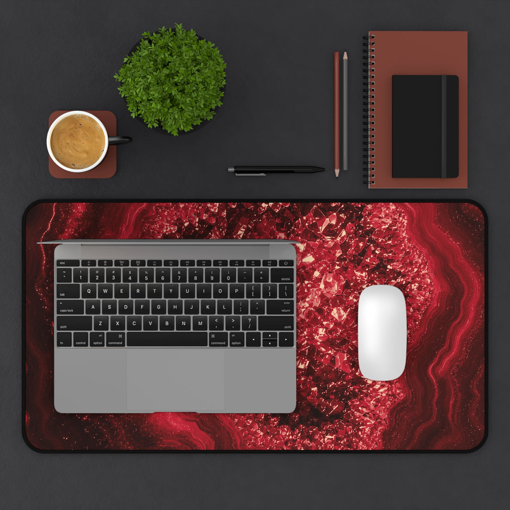 Geode Core - Cherry Cola Desk Mat