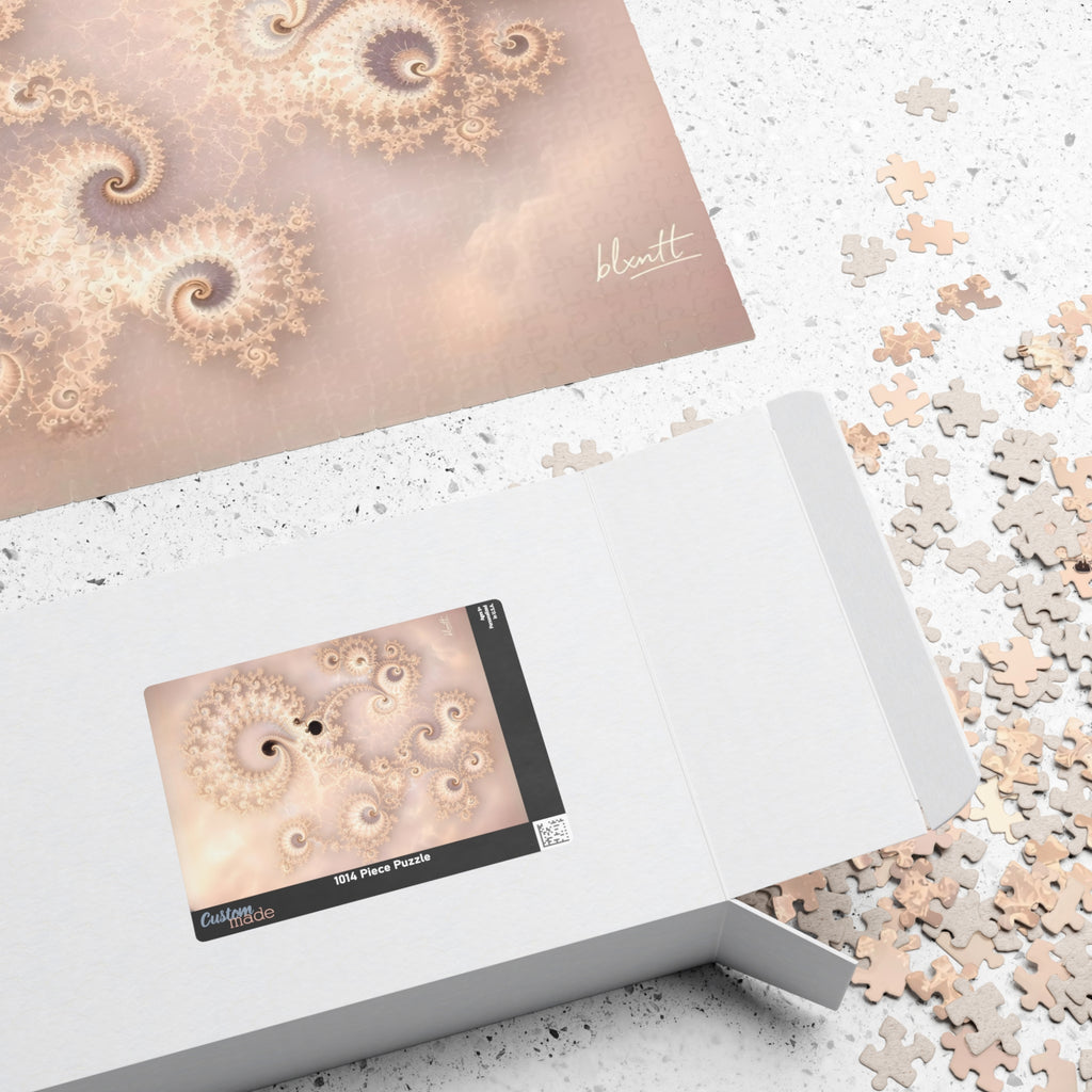 Copper Infinity - Champagne Pearl Jigsaw Puzzle