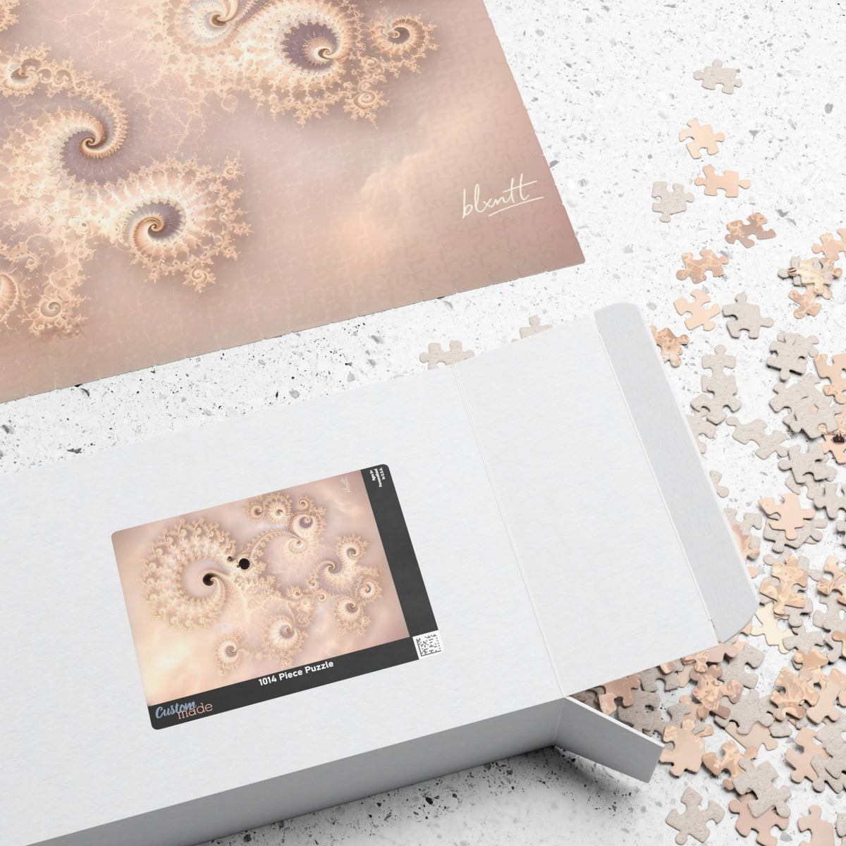 Copper Infinity - Champagne Pearl Jigsaw Puzzle