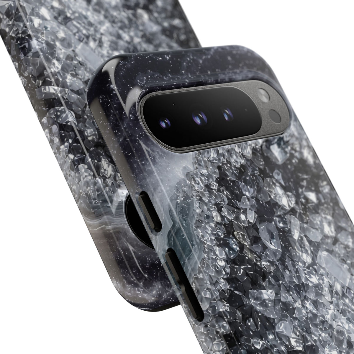 Geode Core - Silver Smoke Phone Case