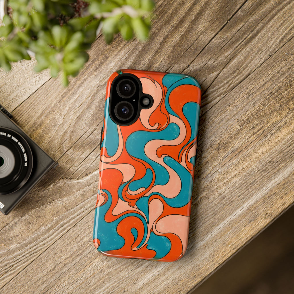 Fillmore Flow - Blood Orange & Teal Phone Case
