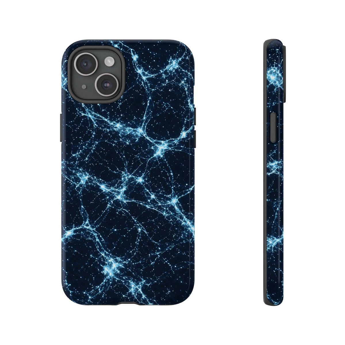 Neon Mycelium - Ice Crystal Phone Case