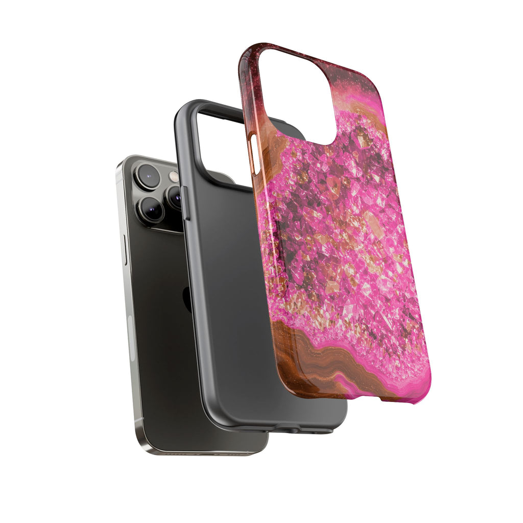 Geode Core - Terracotta Neon Phone Case