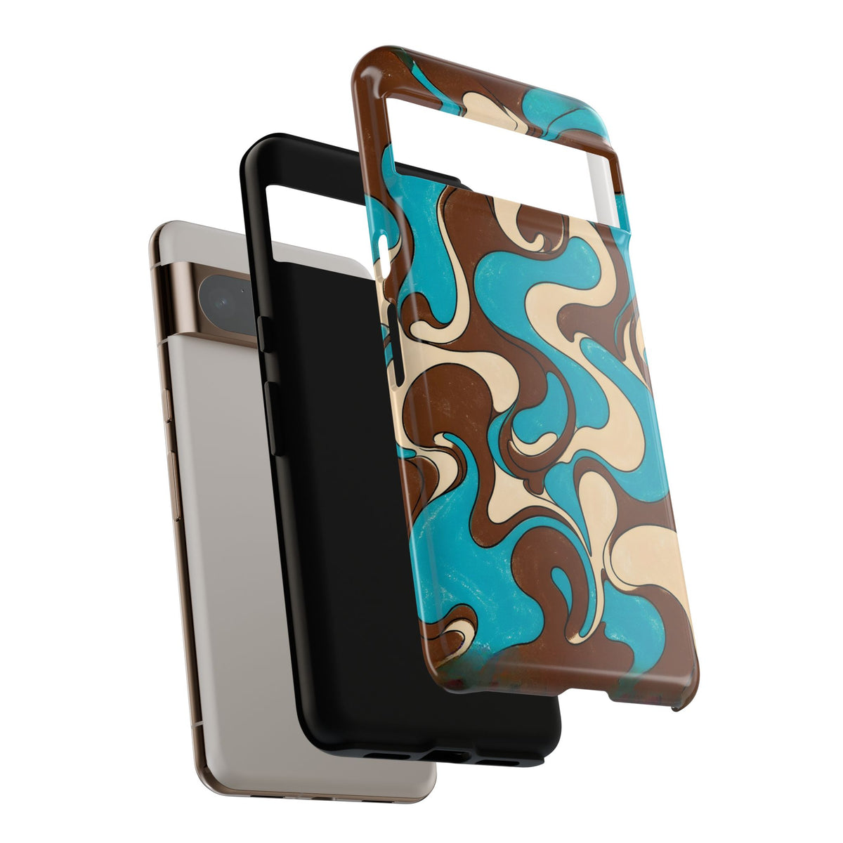 Fillmore Flow - Turquoise & Chocolate Phone Case