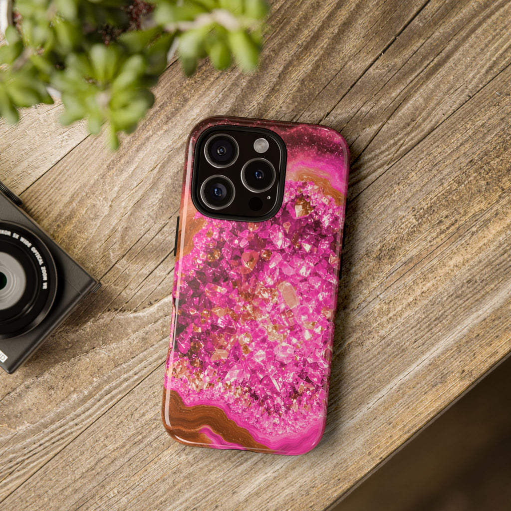 Geode Core - Terracotta Neon Phone Case