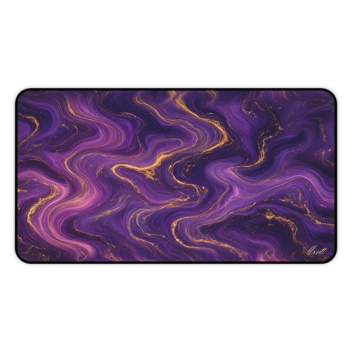 Royal Purple Marble Desk Mat