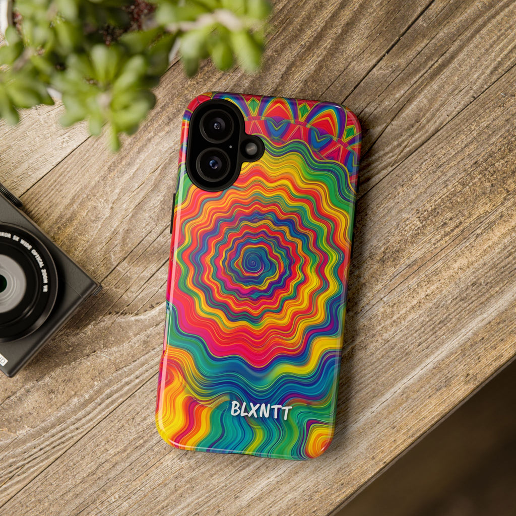 Hypnotic Rainbow Ripple Phone Case