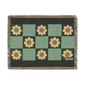 BLXNTT Green Hippie Woven Blanket #2