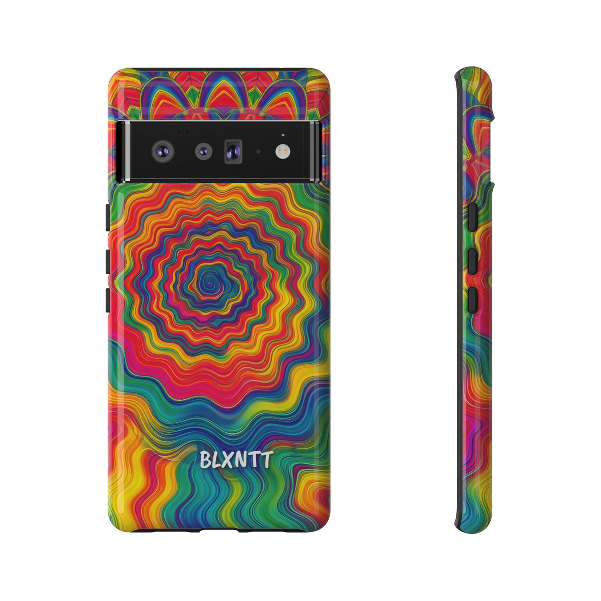Hypnotic Rainbow Ripple Phone Case