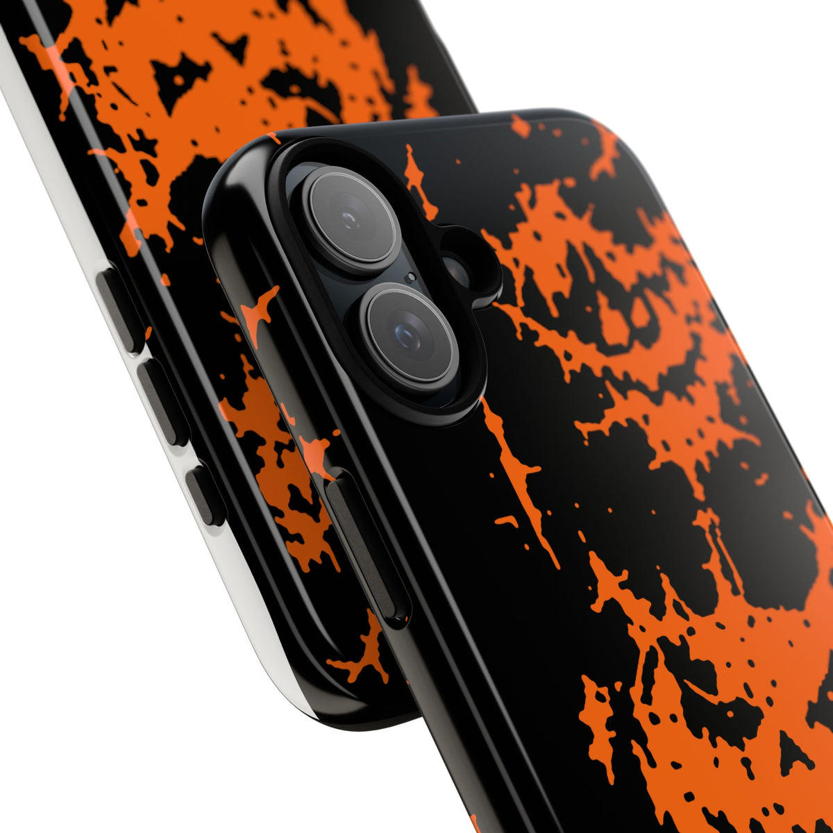 Orange Spiderweb Pumpkin Phone Case