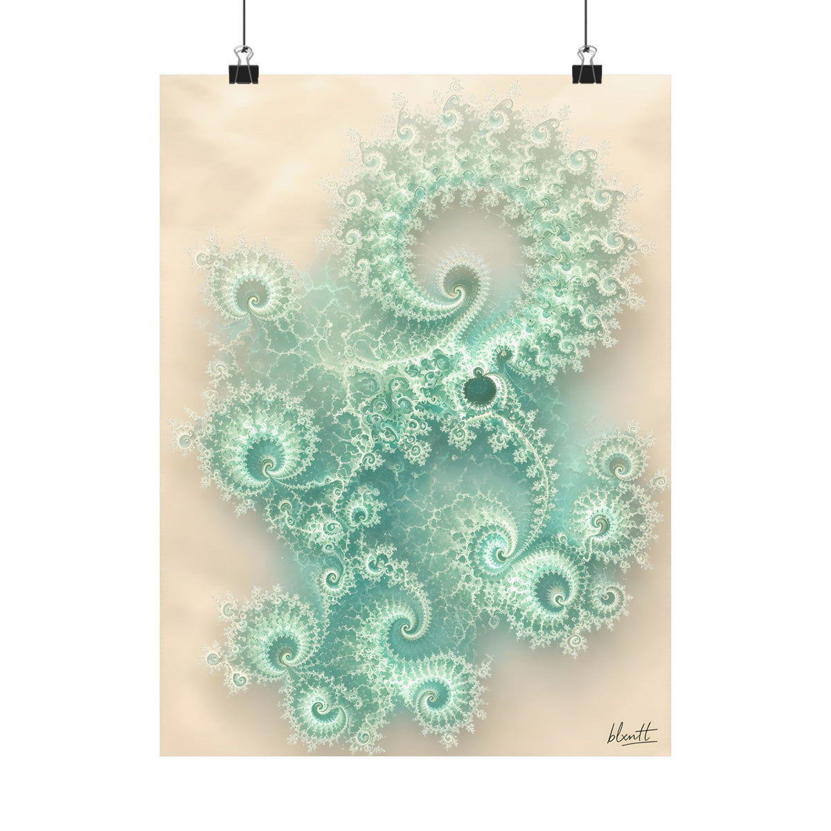 Copper Infinity - Sea Glass Poster