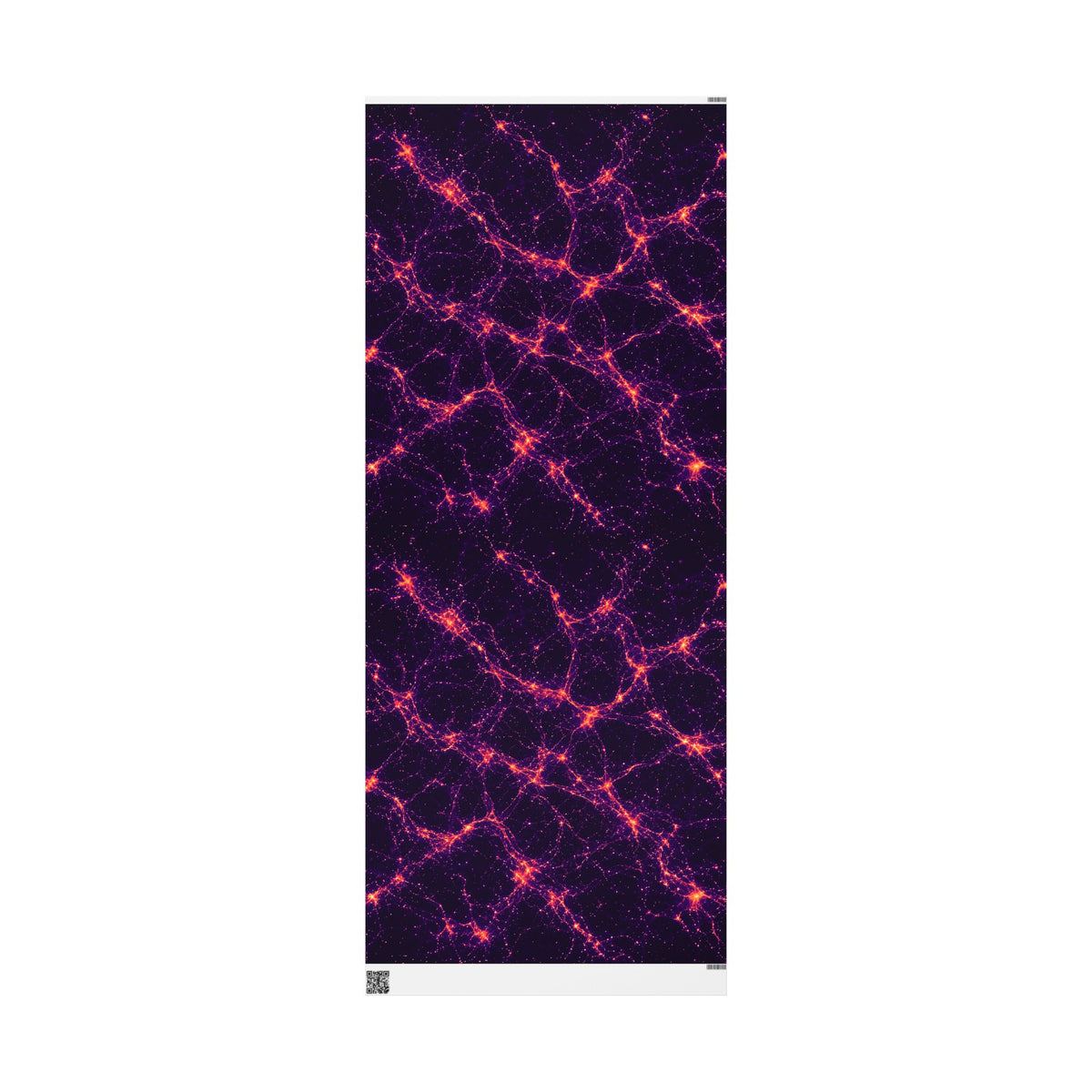 Neon Mycelium - Sunset Synapse Wrapping Paper